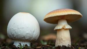 Worin unterscheiden sich Wiesenchampignon und Knollenblätterpilz?