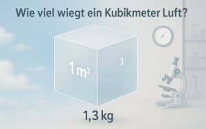Wie viel wiegt ein Kubikmeter luft?